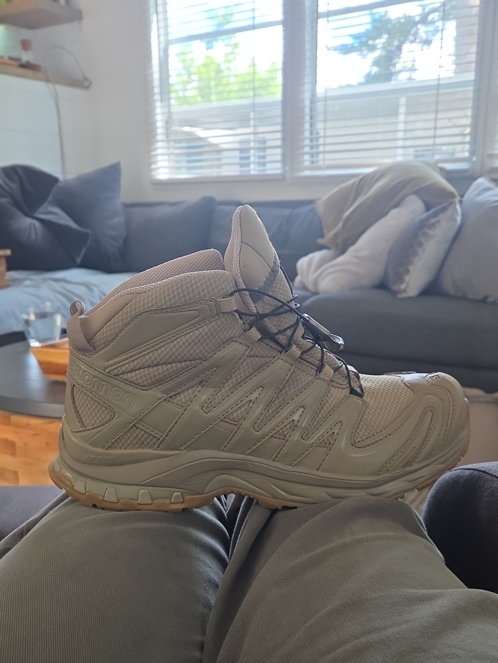 Salomon XA3d Men's Hiking Boots in Olive Green - New